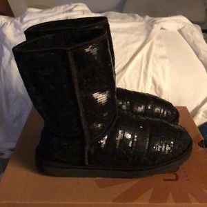 Uggs sparkle black